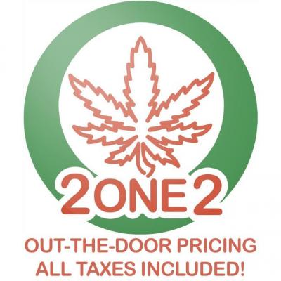 2ONE2 California Street Dispensary logo