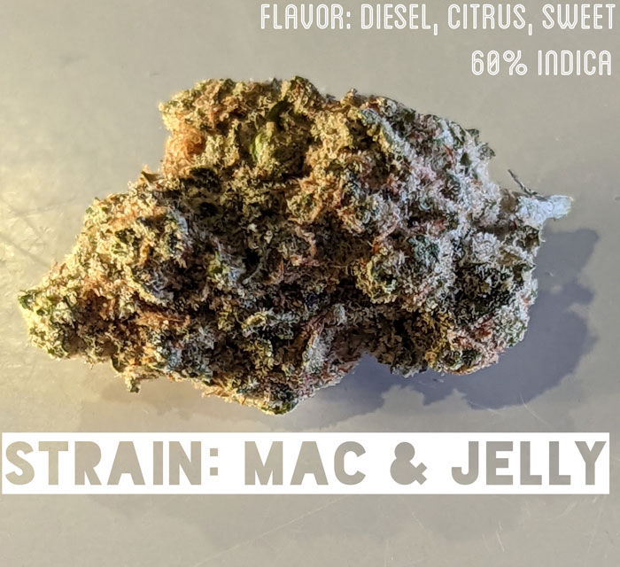 Mac and Jelly cannabis strain review